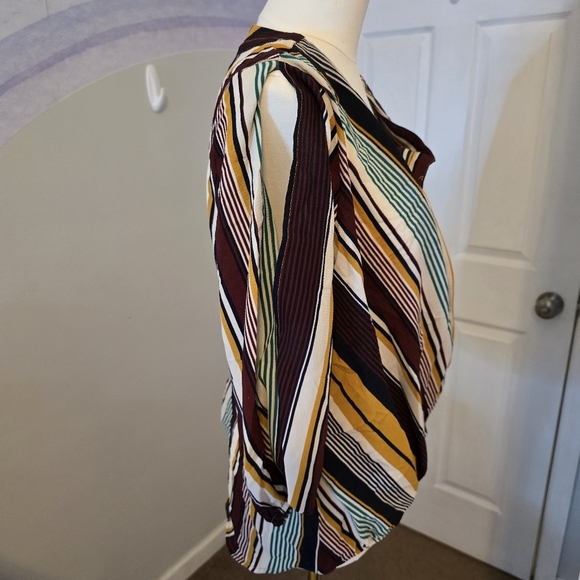 Apt 9 | Large | Striped Wrap Shirt - Picture 6 of 10